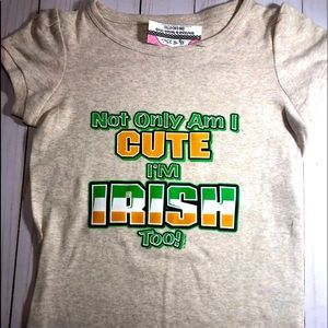 Girls size 4/5 Irish shirt